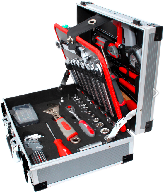 Werkzeugkoffer Tixit 92-tlg. Kompakt-Koffer— Werkzeug24