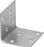 Winkel aus Lochblech 40x40x2x25 mm weiß vz.