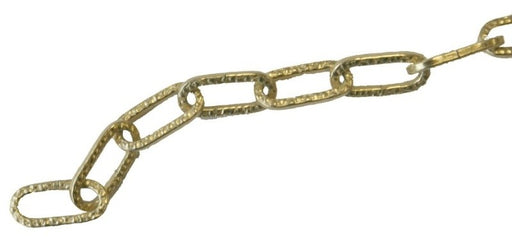 Zierkette 4-kant 3 mm messingfarben