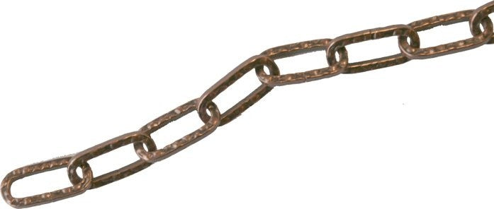 Zierkette 4-kant 5 mm brüniert