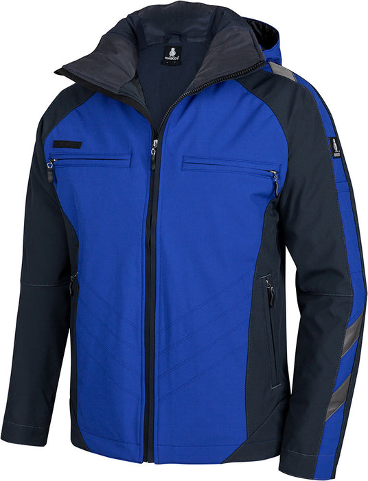 Winter-Softshelljacke Darmstadt kornblau/schwarzblau Gr. S