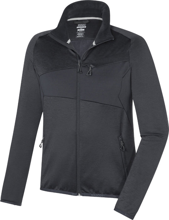 Mikro-Fleecejacke Accelerate 18103 rot/schwarz Gr. M