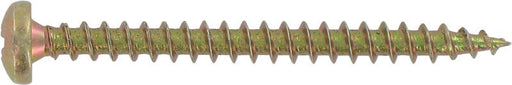 Spanplattenschrauben Panhead 4,5x50 mm PZD gelb vz.