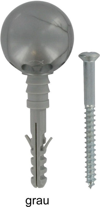 Türstopper Kugelform FISCHER 36 mm 3-tlg. braun