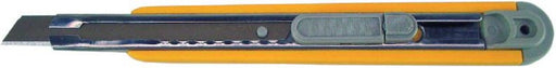 Cuttermesser Kunststoff gelb mit 10 mm Abbrechklinge