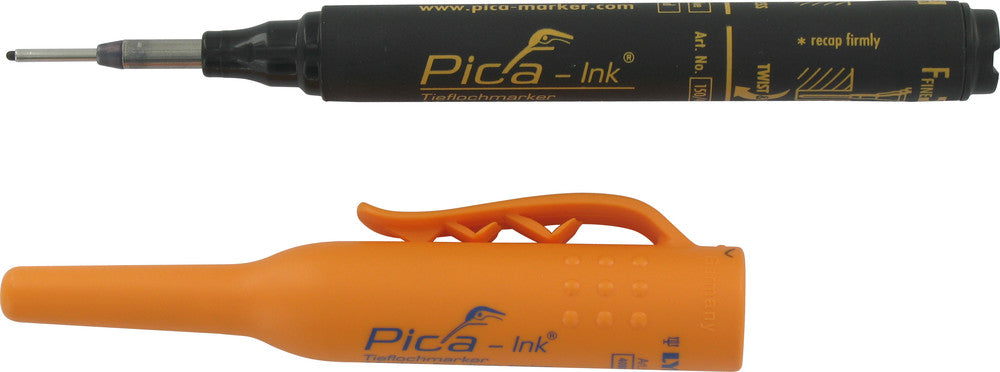 Tieflochmarker Pica-Ink schwarz