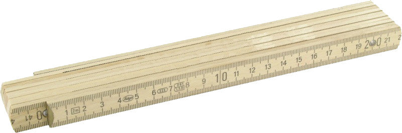 Holz-Gliedermaßstab natur 2 mtr.