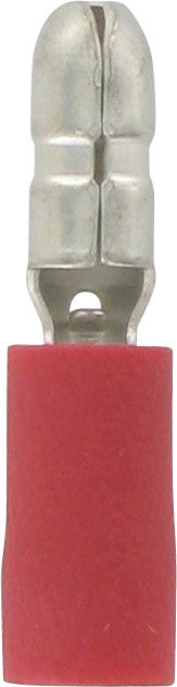 Rundstecker ø 4 mm rot isoliert 0,5 - 1,5 mm² (VE = 10 St.)