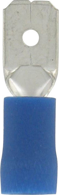 Flachstecker 6,3 x 0,8 mm blau isoliert 1,5 - 2,5 mm² (VE = 10 St.)