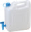 Wasser-Kanister / weiß / 12l  / aus HDPE mit Ablasshahn