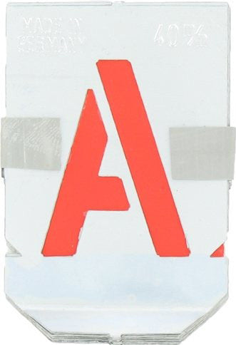 Signier-Buchstaben 40 mm, Buchstaben A-Z, DIN 1451