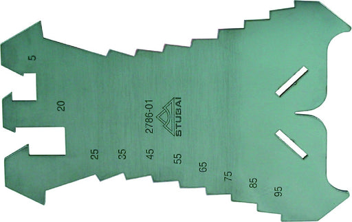 Anreißschablone 0 - 100 mm x 5 mm steigend